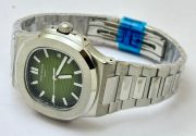 Patek Philippe Nautilus Steel Green Swiss Automatic Watch - Image 5