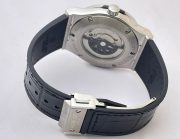 Hublot Vendom Classic Steel Black Leather Strap Swiss Automatic Watch - Image 6