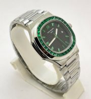 Patek Philippe Nautilus Green Emerald Swiss Automatic Watch - Image 5