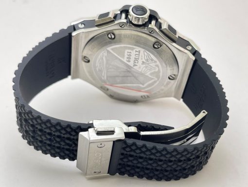 Hublot Big Bang Steel Black Rubber Strap Watch - Image 6