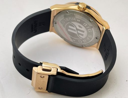 Hublot Classic Fusion White Dial Black Rubber Strap Ladies Watch - Image 6