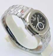 Patek Philippe Nautilus Annual Calendar Black Steel Swiss Automatic Watch - Image 4