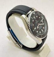 Rolex Submariner Black Rubber Strap Swiss Automatic Watch - Image 5