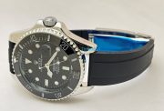 Rolex Submariner Black Rubber Strap Swiss Automatic Watch - Image 6