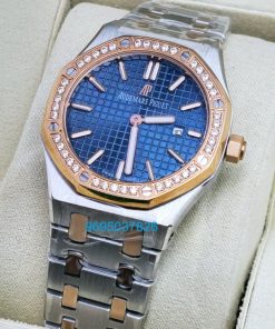 Audemars Piguet Royal Oak Diamond Blue Ladies Watch