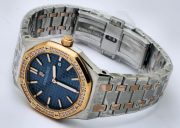 Audemars Piguet Royal Oak Diamond Blue Ladies Watch - Image 5