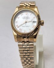 Rolex Datejust Roman Marker Rose Gold Swiss Automatic Ladies Watch - Image 2