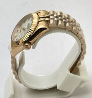Rolex Datejust Roman Marker Rose Gold Swiss Automatic Ladies Watch - Image 3