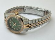Rolex Datejust Diamond Bezel Green Dual Tone Swiss Automatic Ladies Watch - Image 5