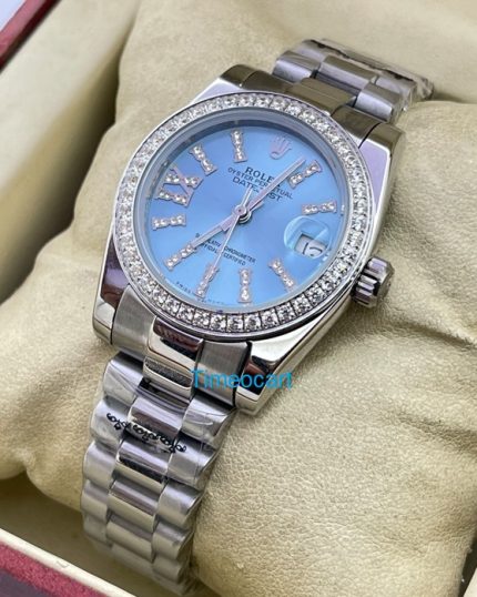 Rolex Datejust Diamond Bezel Ice Blue