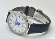 Patek Philippe GMT Annual Calendar Sun Moon Diamond Bezel White Dial Swiss Automatic Watch - Image 5