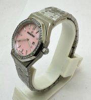 Audemars Piguet Royal Oak Diamond Pink Mother of Pearl Ladies Watch - Image 3