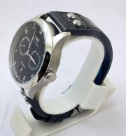 I W C Portuguese Power Reserve Black Leather Strap Swiss Automatic Watch - Image 3