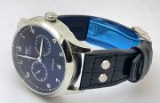 I W C Portuguese Power Reserve Black Leather Strap Swiss Automatic Watch - Image 5