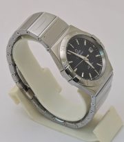 Omega Constellation Double Eagle Black Steel Watch - Image 4