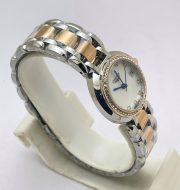 Longines Prima Luna Mother Of Pearl Dial Diamond Bezel Dual Tone Ladies Watch - Image 4
