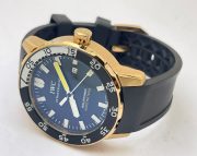 I W C Aquatimer 2000 Rose Gold Black Rubber Strap Swiss Automatic Watch - Image 5