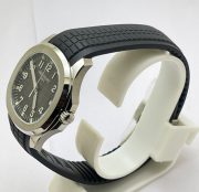 Patek Philippe Aquanaut Steel Black Rubber Strap Swiss ETA Caliber 5168G Valjoux Movement Automatic Watch - Image 3
