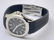 Patek Philippe Aquanaut Steel Black Rubber Strap Swiss ETA Caliber 5168G Valjoux Movement Automatic Watch - Image 5