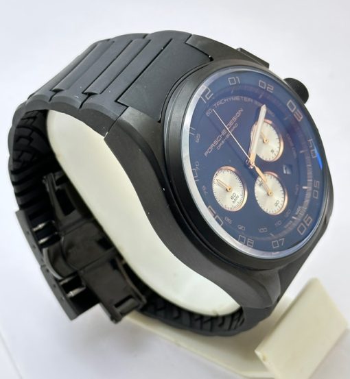 Porsche Design Chronograph Black Rubber Strap Watch - C - Image 4