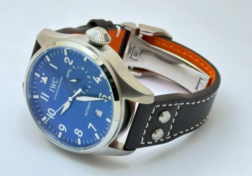 I W C Big Pilot Le Petit Prince Blue Swiss Automatic Watch - Image 5