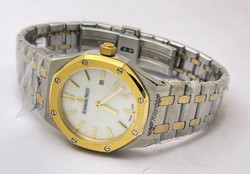 Audemars Piguet Royal Oak Mother of Pearl Dual Tone Ladies Watch - Image 5