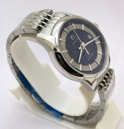 Omega De-Ville Black Steel Bracelet Swiss Automatic Watch - Image 4