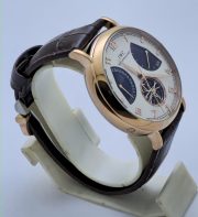 I W C Schaffhausen Portofino DAY-DATE Tourbillon 2 Rose Gold Leather Strap Swiss Automatic Watch - Image 4