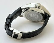 I W C Big Pilot Grey Black Leather Swiss Automatic Watch - Image 6
