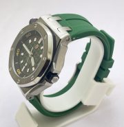 Audemars Piguet Diver Green Rubber Strap Swiss Automatic Watch - Image 3