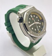 Audemars Piguet Diver Green Rubber Strap Swiss Automatic Watch - Image 4