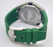 Audemars Piguet Diver Green Rubber Strap Swiss Automatic Watch - Image 6