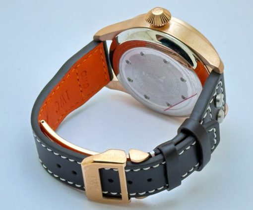 I W C Big Pilot Le Petit Prince Rose Gold Leather Strap Swiss Automatic Watch - Image 6