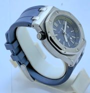 Audemars Piguet Diver Blue Rubber Strap Swiss Automatic Watch - Image 4
