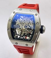 Richard Mille RM 035 Americas Edition Red Strap Swiss ETA 7750 Valjoux Movement Watch - Image 2