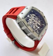 Richard Mille RM 035 Americas Edition Red Strap Swiss ETA 7750 Valjoux Movement Watch - Image 4