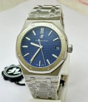 Audemars Piguet Royal Oak Steel Blue Swiss ETA Valjoux 7750 Automatic Watch - Image 2