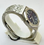 Audemars Piguet Royal Oak Steel Blue Swiss ETA Valjoux 7750 Automatic Watch - Image 4