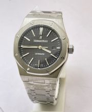 Audemars Piguet Royal Oak Steel Grey Swiss ETA Valjoux 7750 Automatic Watch - Image 2