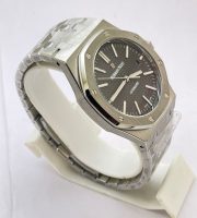 Audemars Piguet Royal Oak Steel Grey Swiss ETA Valjoux 7750 Automatic Watch - Image 4