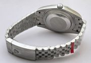 Rolex Date-Just Stick Mark Blue Steel Swiss ETA Automatic 2836 Valjoux Movement Watch - Image 8