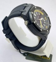 Audemars Piguet Diver Full Black Rubber Strap Swiss Automatic Watch - Image 4