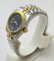 Rolex Datejust Roman Marker Blue Dual Tone Swiss Automatic Ladies Watch - Image 3