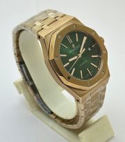 Audemars Piguet Royal Oak Green Rose Gold Swiss Automatic Watch - Image 4