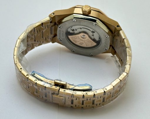 Audemars Piguet Royal Oak Green Rose Gold Swiss Automatic Watch - Image 6