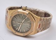 Audemars Piguet Royal Oak Rose Gold Grey Swiss Automatic Watch - Image 5