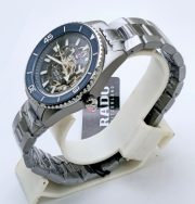 Rado Captain Cook Skeleton Blue Swiss Automatic Watch - Image 3