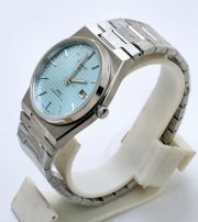 Tissot Prx Powermatic 80 Steel Ice-Blue Swiss Automatic Watch - Image 3