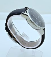 Nomos Glashutte LAMBDA Gangreserve 84 Stunden Black Steel Power Reserve Swiss Automatic Watch - Image 5