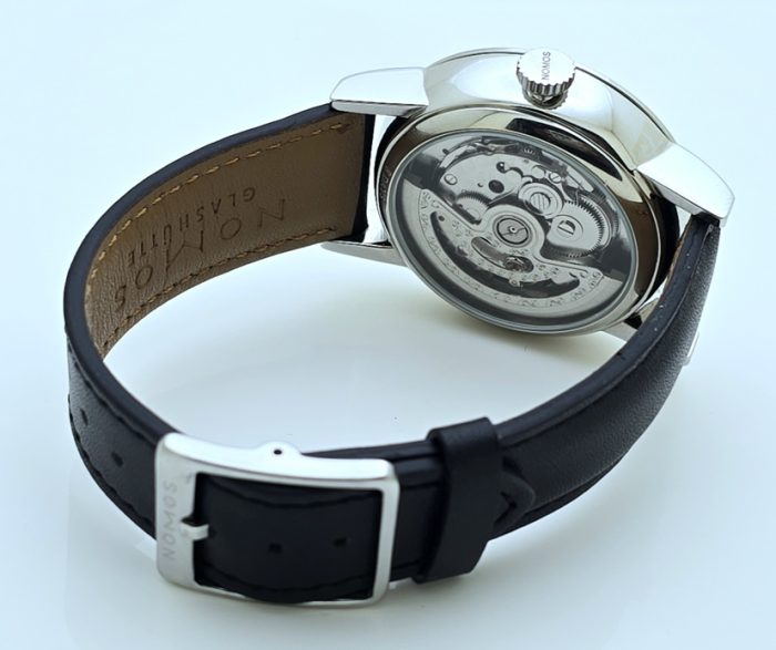 Nomos Glashutte LAMBDA Gangreserve 84 Stunden Black Steel Power Reserve Swiss Automatic Watch - Image 7